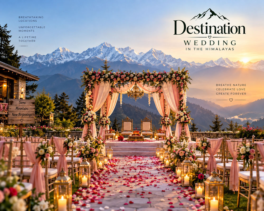 Destination Wedding in the Himalayas